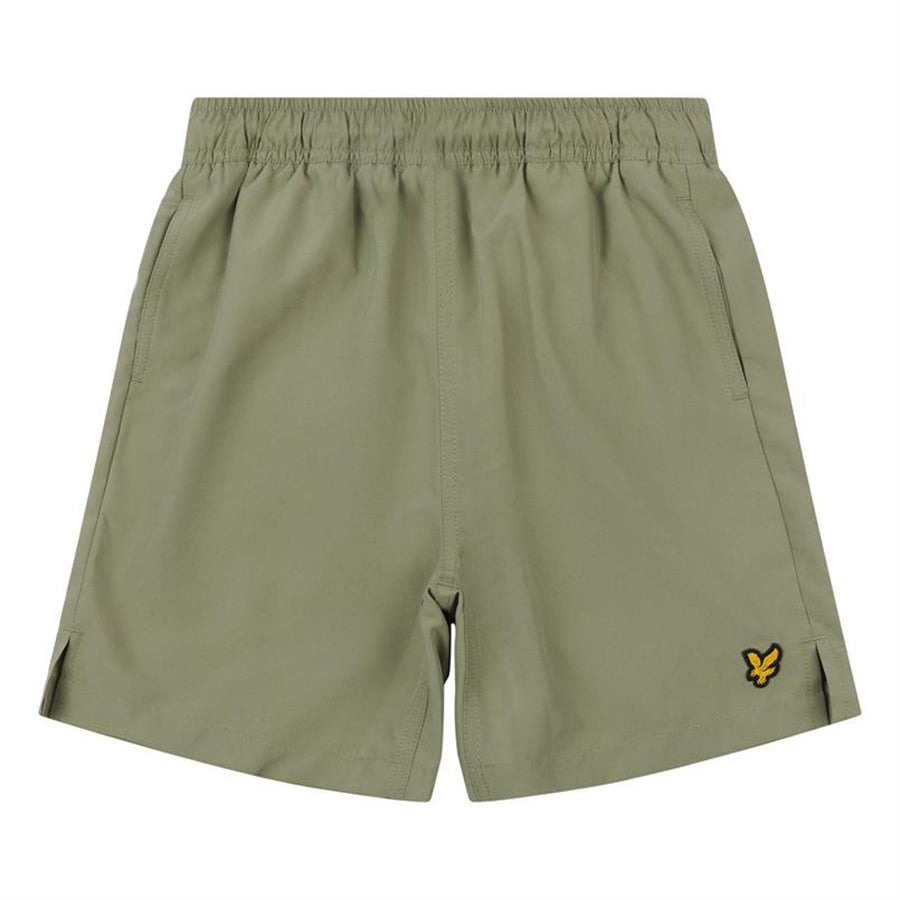 Lyle & Scott Solid Color Boxer Shorts with Front Logo Patch