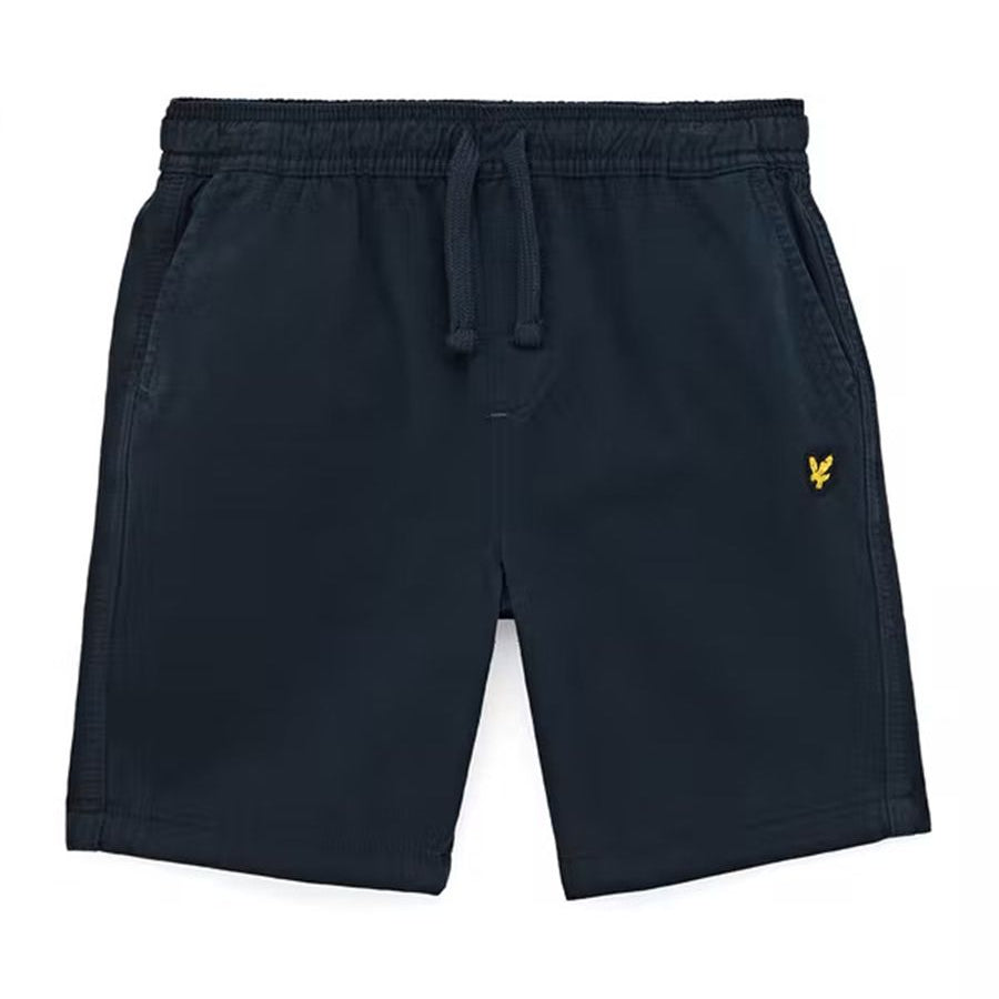 Lyle&Scott Solid Color Short Bermuda Shorts with Logo Embroidery
