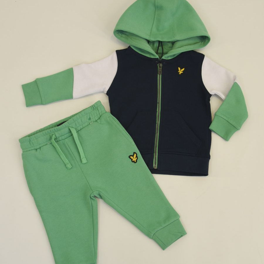 Lyle & Scott Two-Tone Tracksuit with Logo Patch