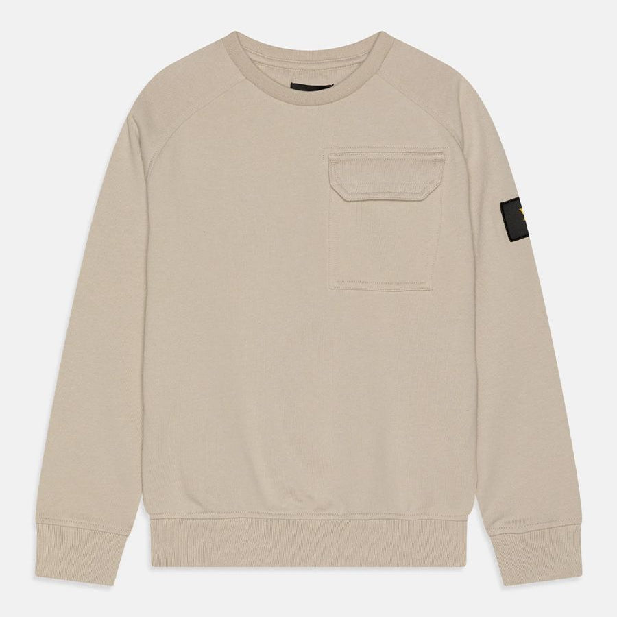 Solid color crewneck sweatshirt