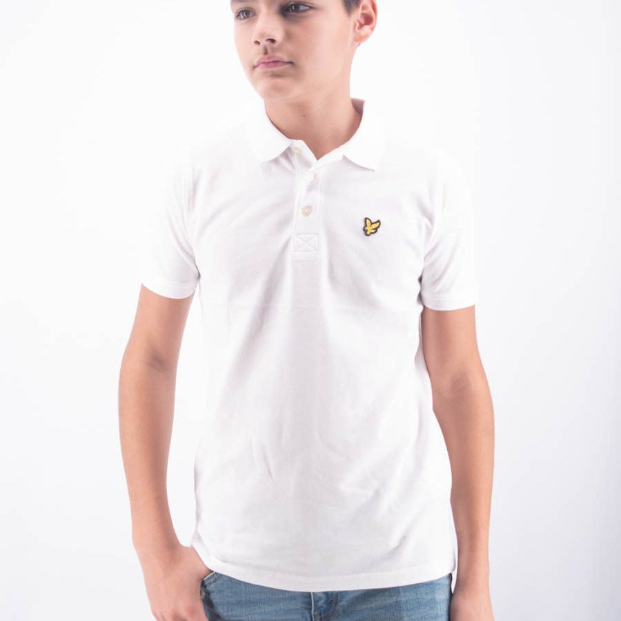 Lyle&Scott Pure Cotton Polo Shirt with Logo Embroidery