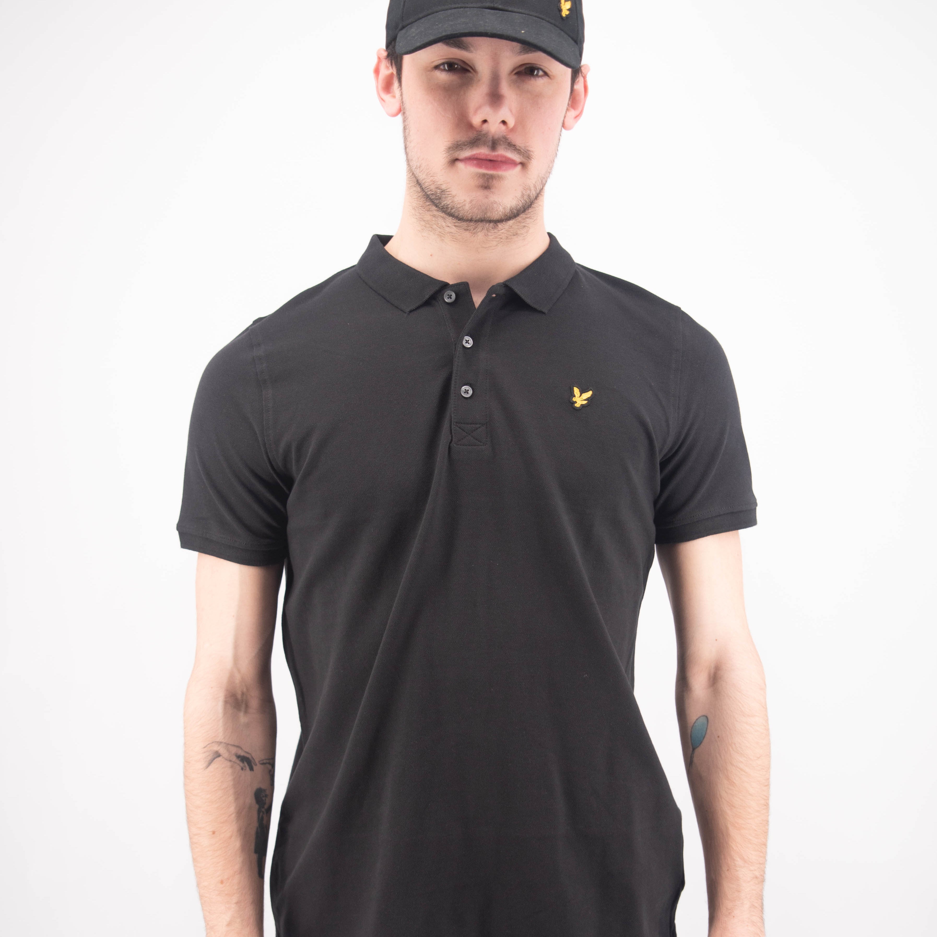 Lyle&Scott Pure Cotton Polo Shirt with Logo Embroidery