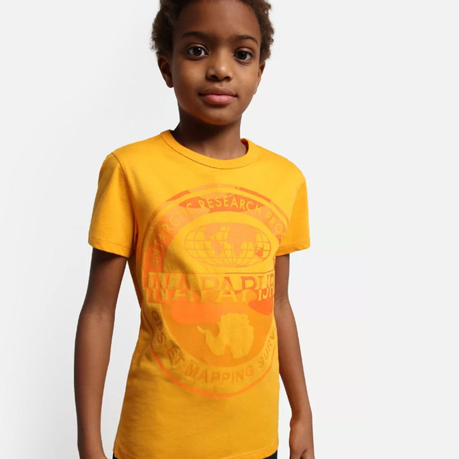 Napapijri Short-Sleeved T-Shirt with Logo Print