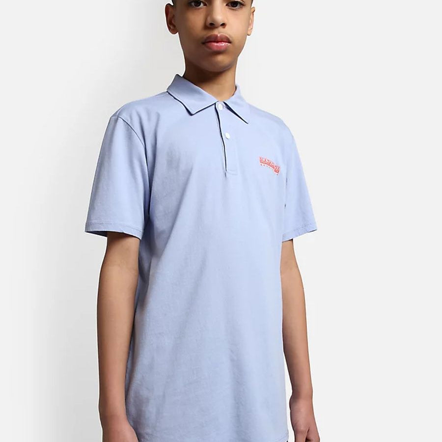 Napapijri Jersey Polo with Logo Print