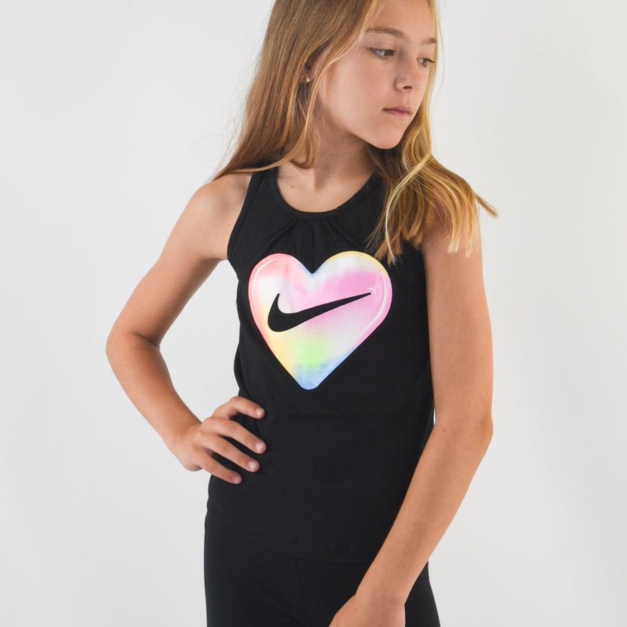 Nike Cotton Jersey Tank Top with Logo Highlights