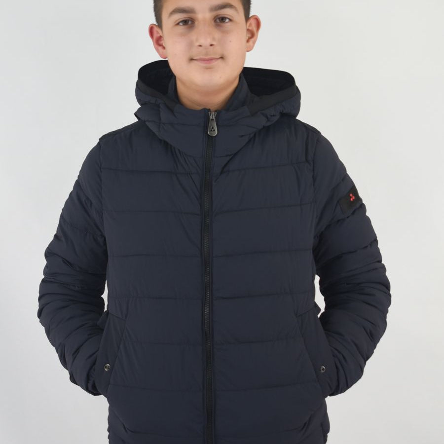 Peuterey Quilted Nylon Full-Zip Down Jacket with Hood