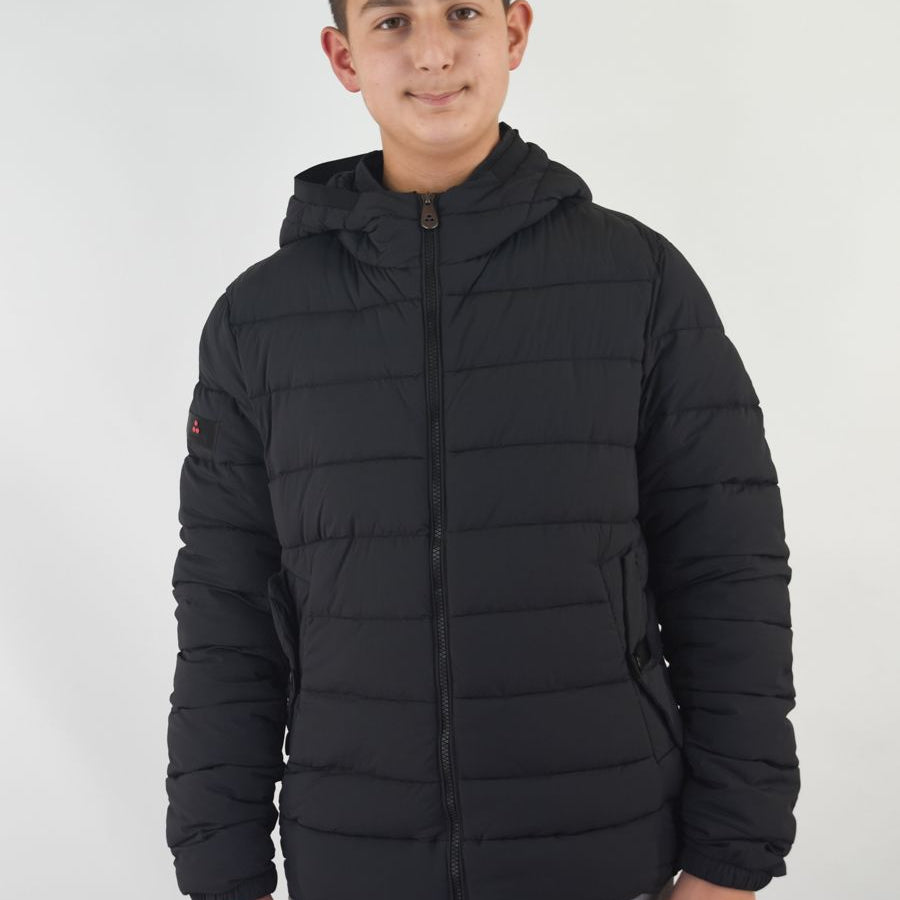 Peuterey Quilted Nylon Full-Zip Down Jacket with Hood
