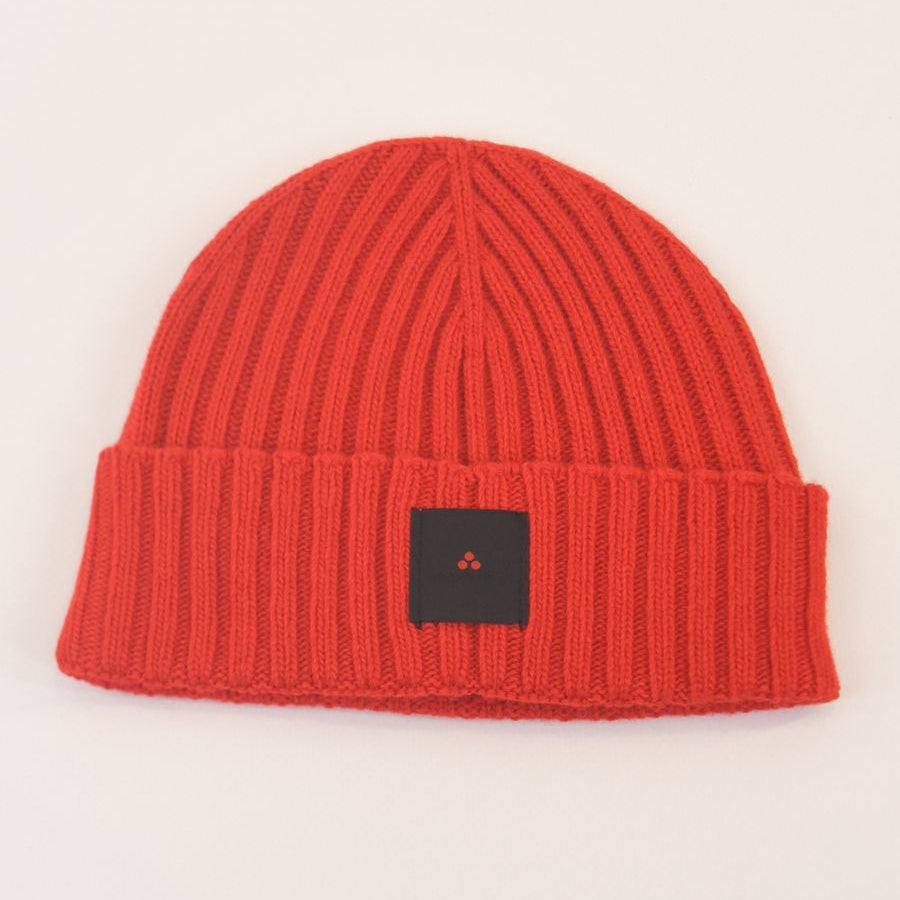 Peuterey Solid Color Ribbed Hat