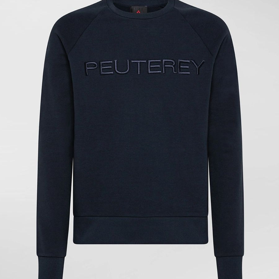 Peuterey Solid Color Crew Neck Sweatshirt