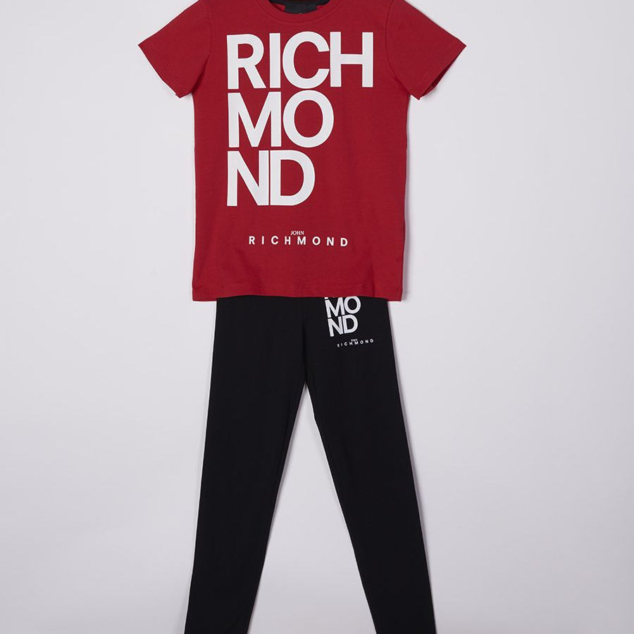 Richmond Sportswear Set T-shirt + Printed Leggings