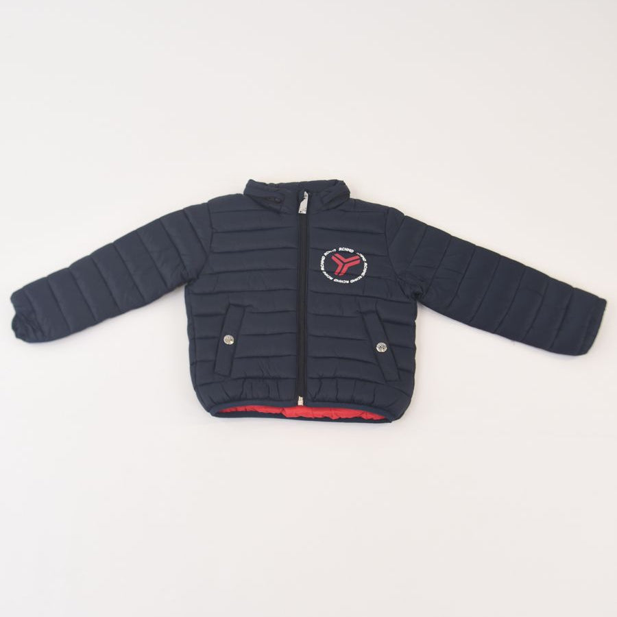 Richmond Two-Tone Down Jacket with Logo Print