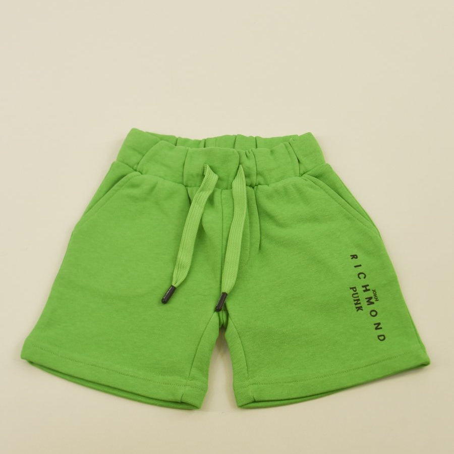 Bermuda shorts in printed fleece