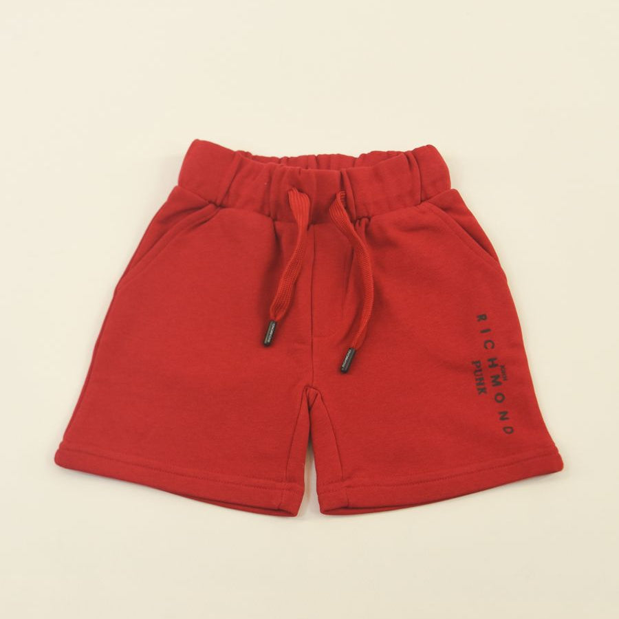 Bermuda shorts in printed fleece