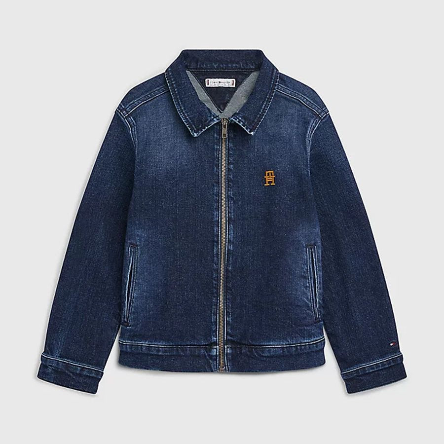 Tommy Hilfiger Denim Jacket with Embroidery