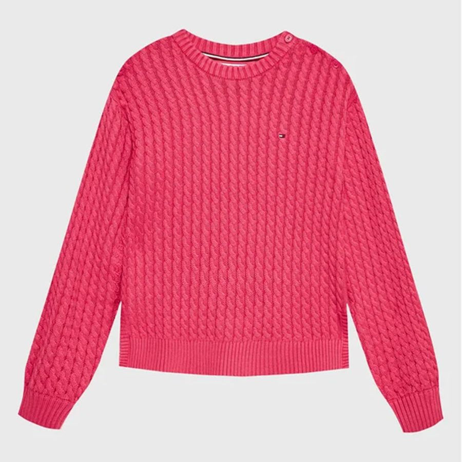 Tommy Hilfiger Plain Braided Sweater