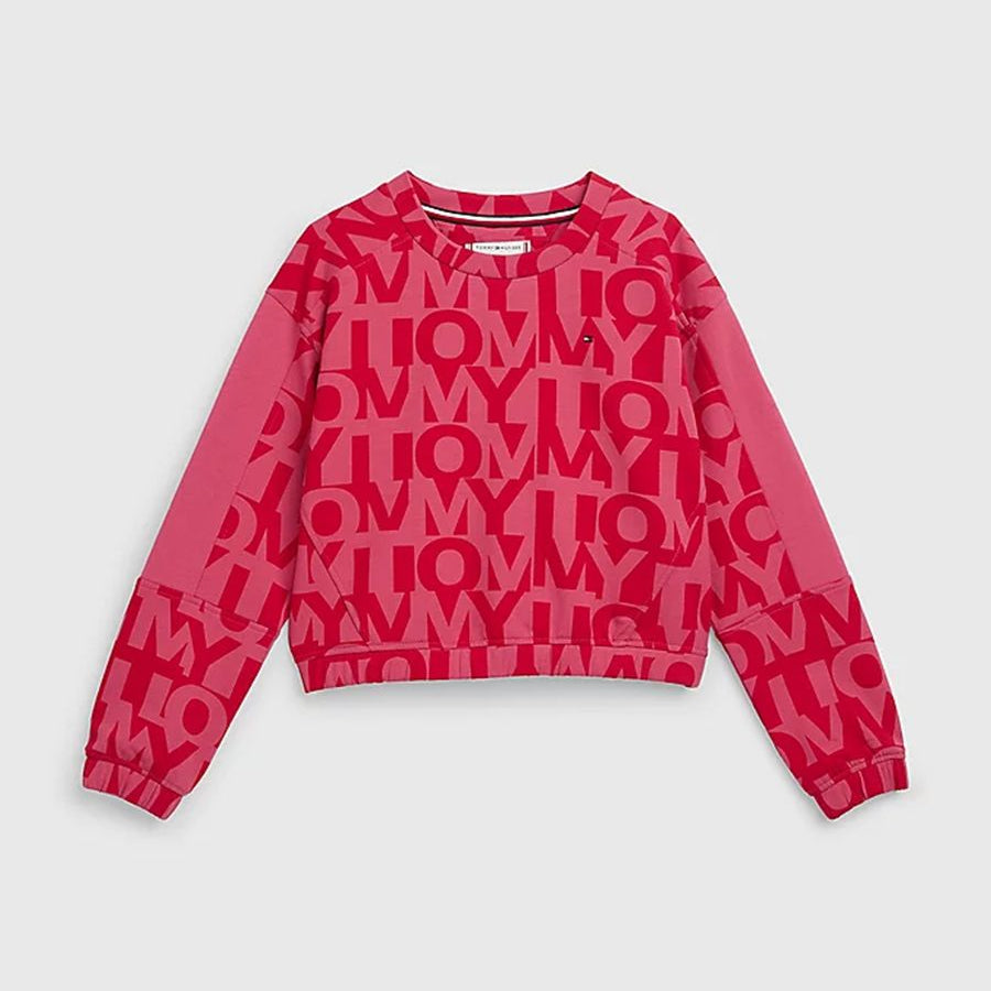 Tommy hilfiger Cropped All Over Sweatshirt