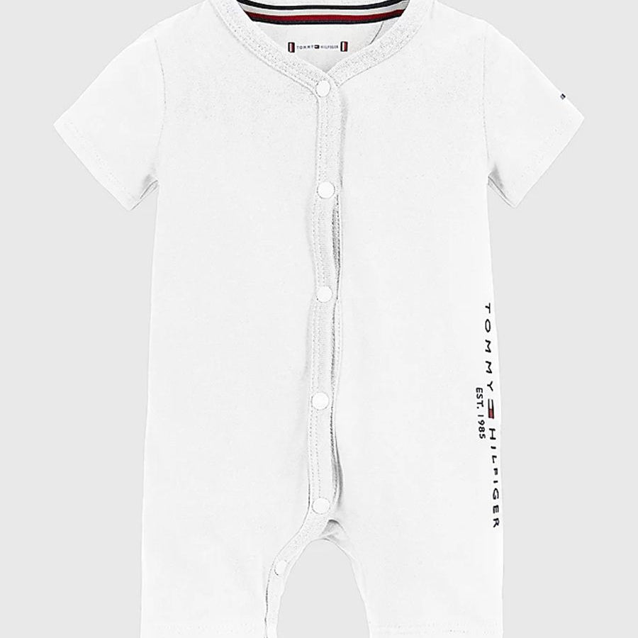 Tommy Hilfiger Organic Cotton V-Neck Romper