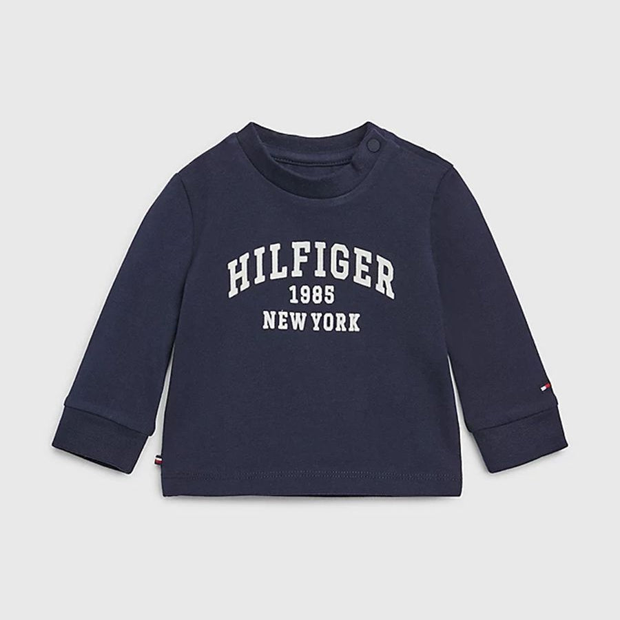 Tommy Hilfiger Organic Cotton Blend T-Shirt with Logo Print