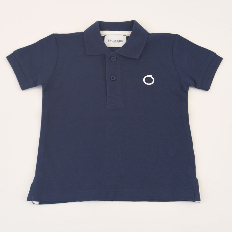 Trussardi Pique Polo with Logo
