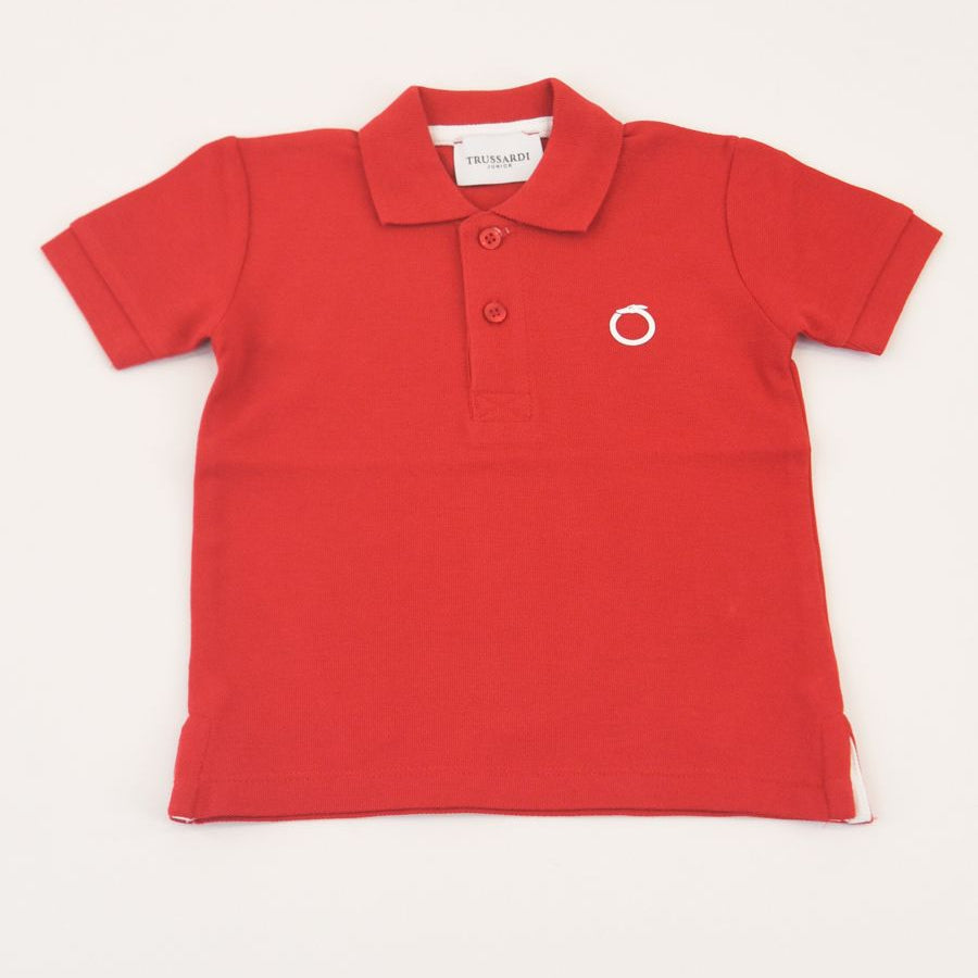 Trussardi Pique Polo with Logo