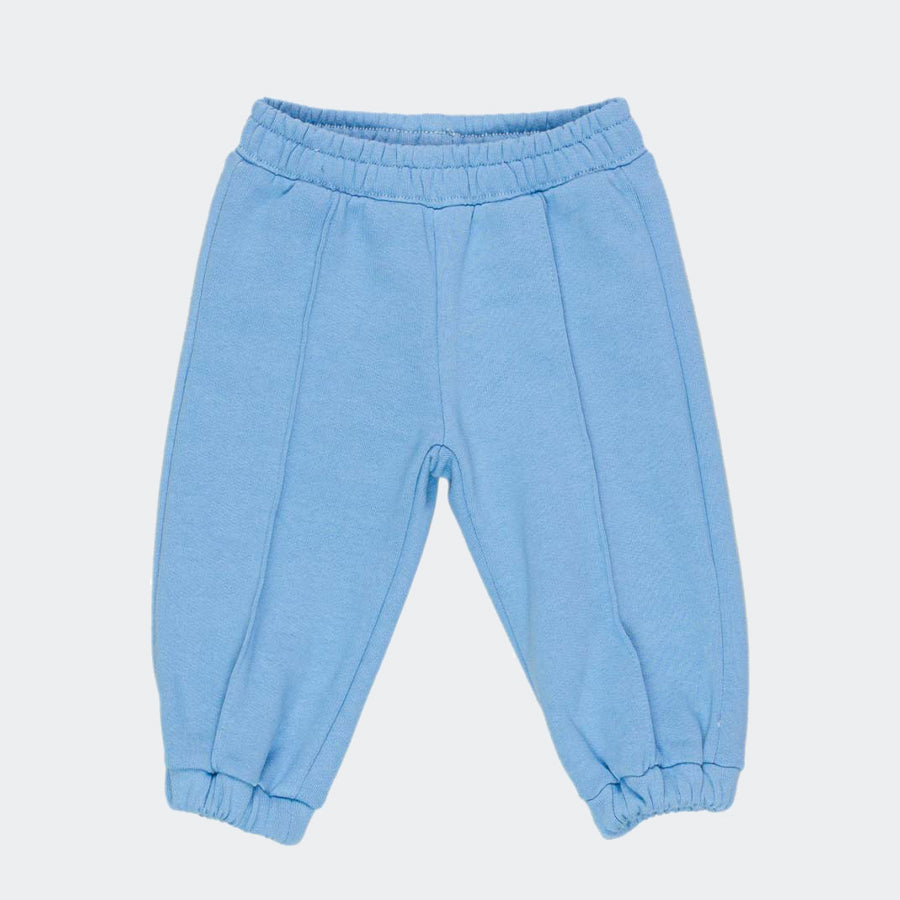 U+e U+e Solid Color Trousers with Elastic Waistband