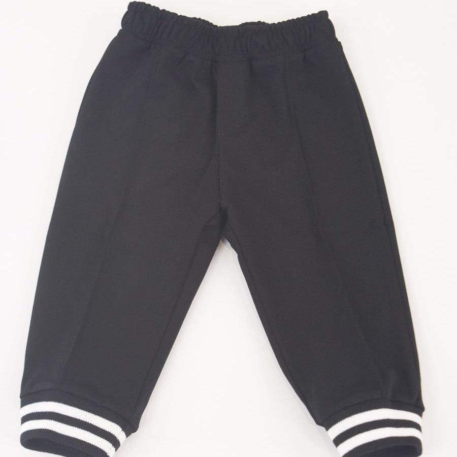 U+e U+e Solid Color Trousers with Elastic Waistband