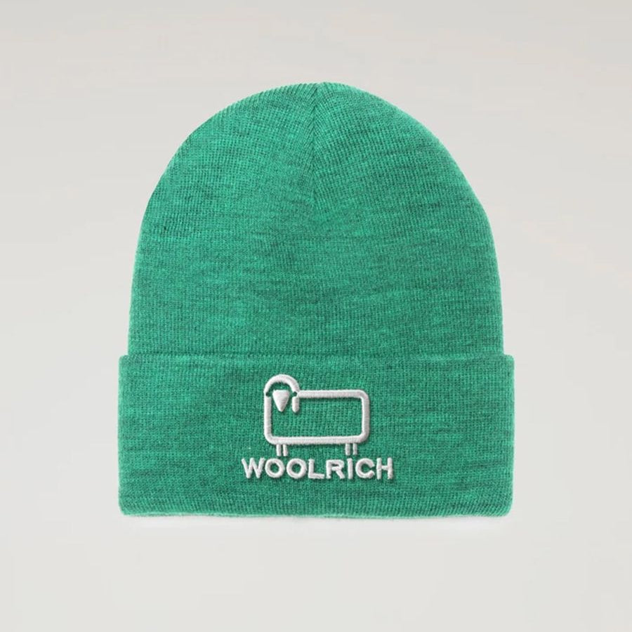 Woolrich Knit Hat with Logo