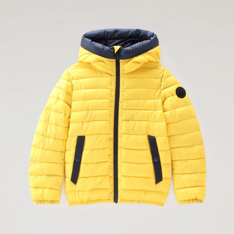 Woolrich Down Jacket Made of Recycled Ripstop