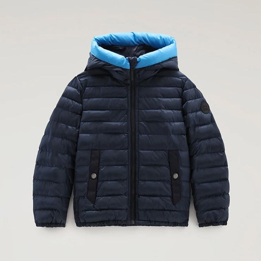 Woolrich Down Jacket Made of Recycled Ripstop