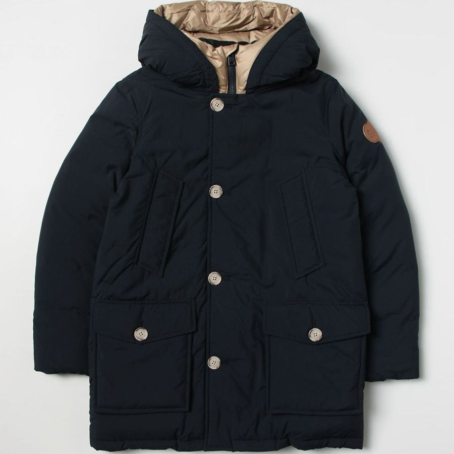 Woolrich Full Zip Down Jacket in Taslan Nylon