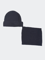 Set Regalo cappello + scaldacollo in maglia