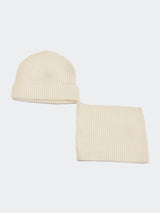 Set Regalo cappello + scaldacollo in maglia