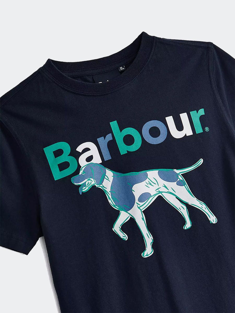 T-shirt con Stampa Dog