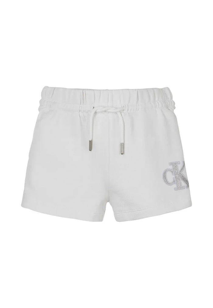 Calvin klein kids Shorts in Felpa Leggera con Logo
