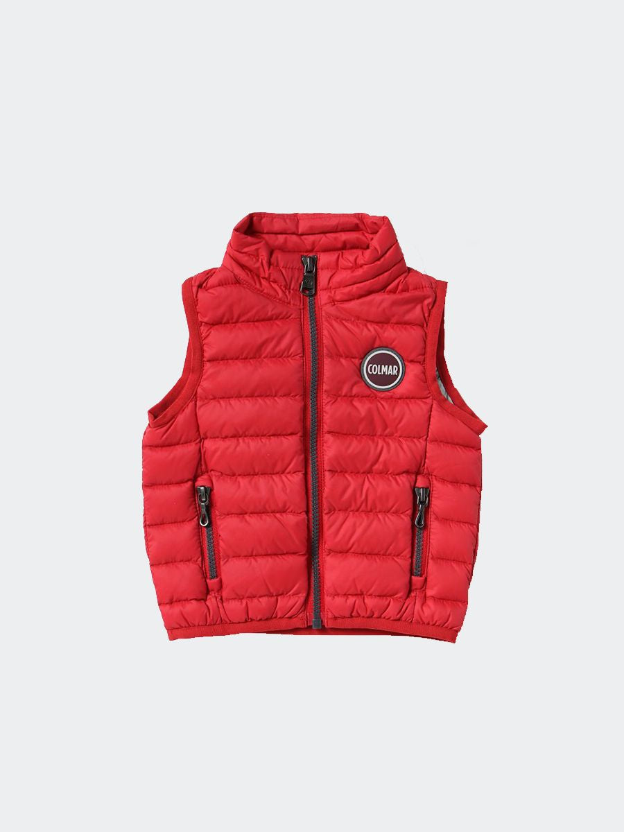 Sleeveless Piumino Smanicato Rosso Vest Giubbotto Smanicato Colmar