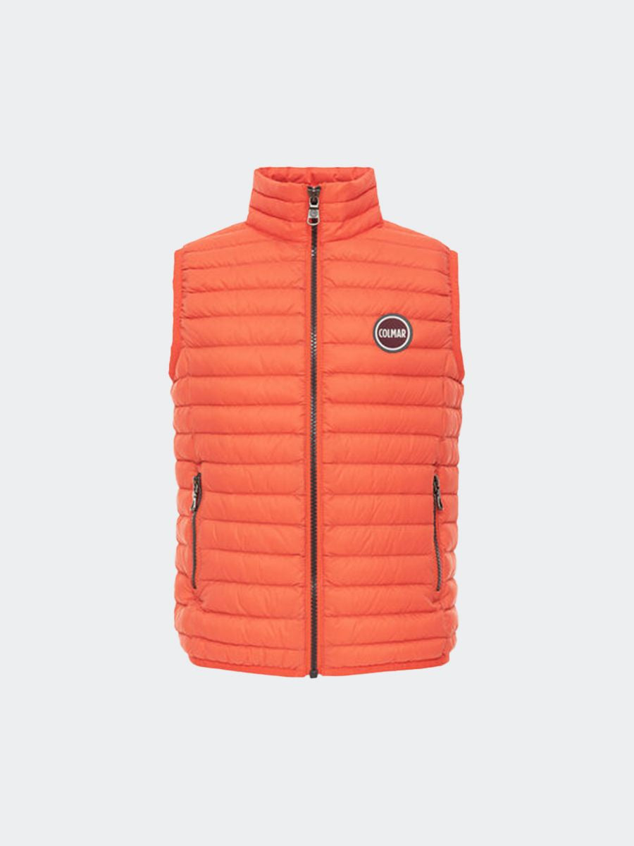 Piumino Smanicato Piumino Moncler Rosso Lucido Smanicato Colmar