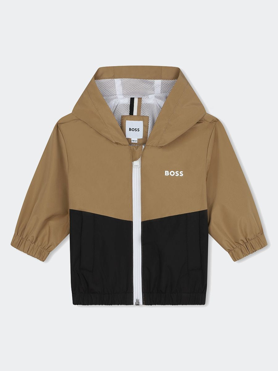Hugo Boss Lightweight K-Way Jacket with Hood Boys Months-3
