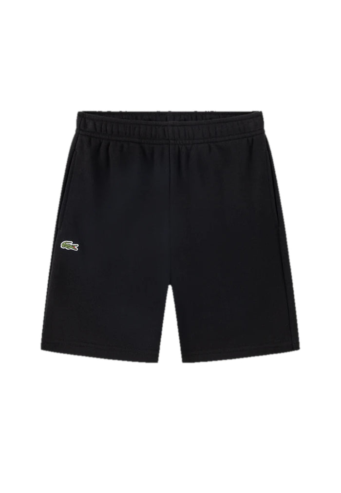 Lacoste Bermuda Ragazzo Nero con Logo