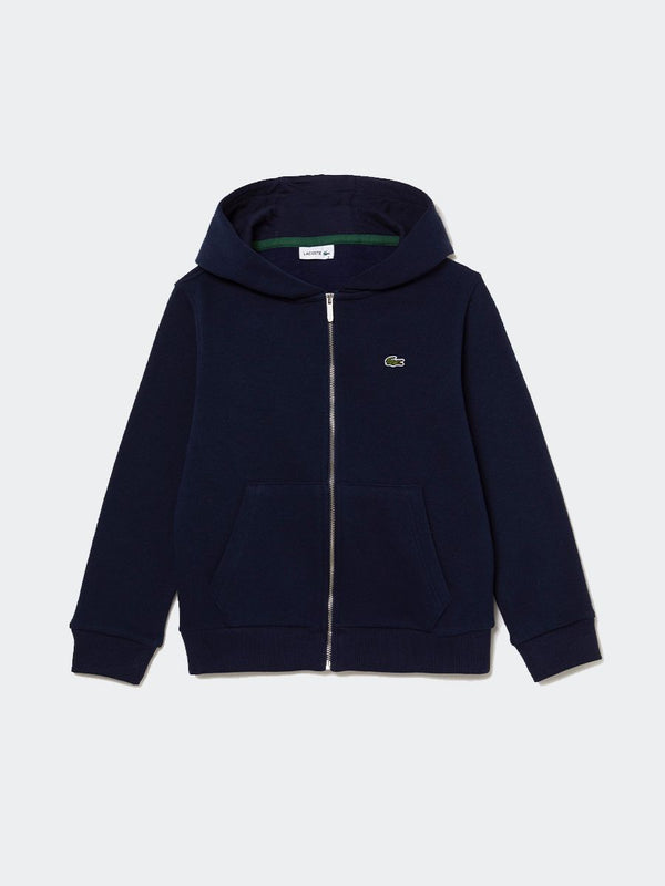 Felpa Full zip con cappuccio