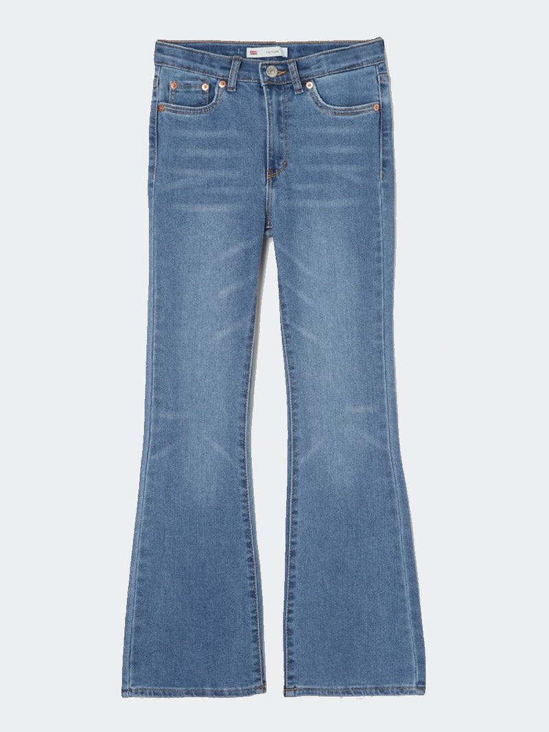 Jeans in heller Waschung