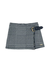 Checked Jersey Skirt