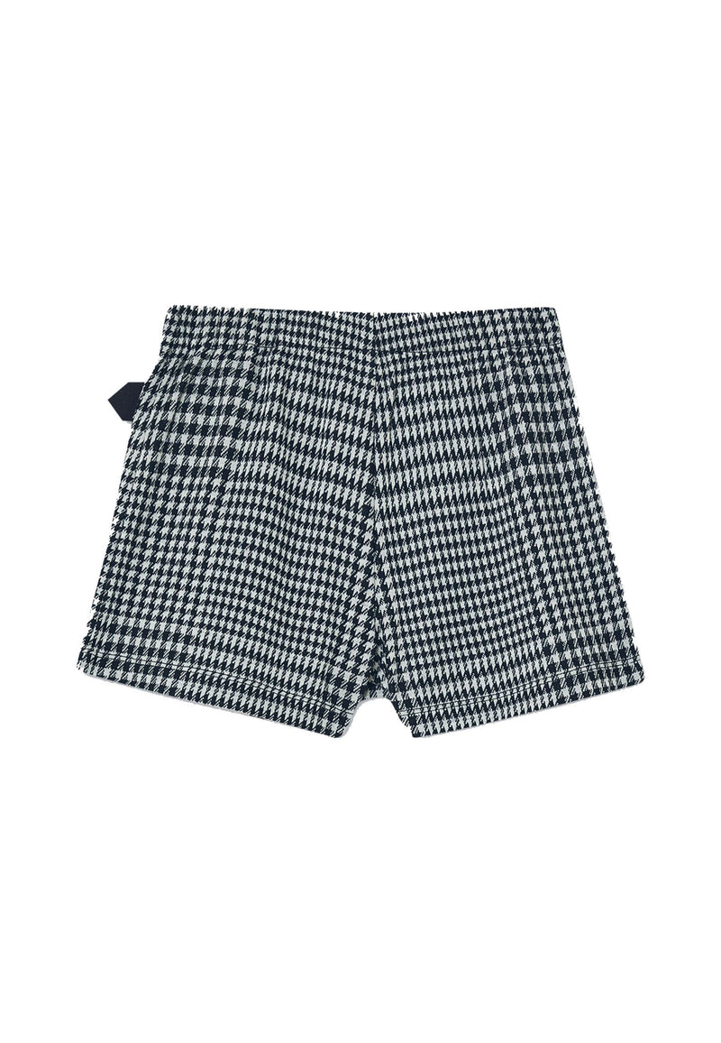 Checked Jersey Skirt