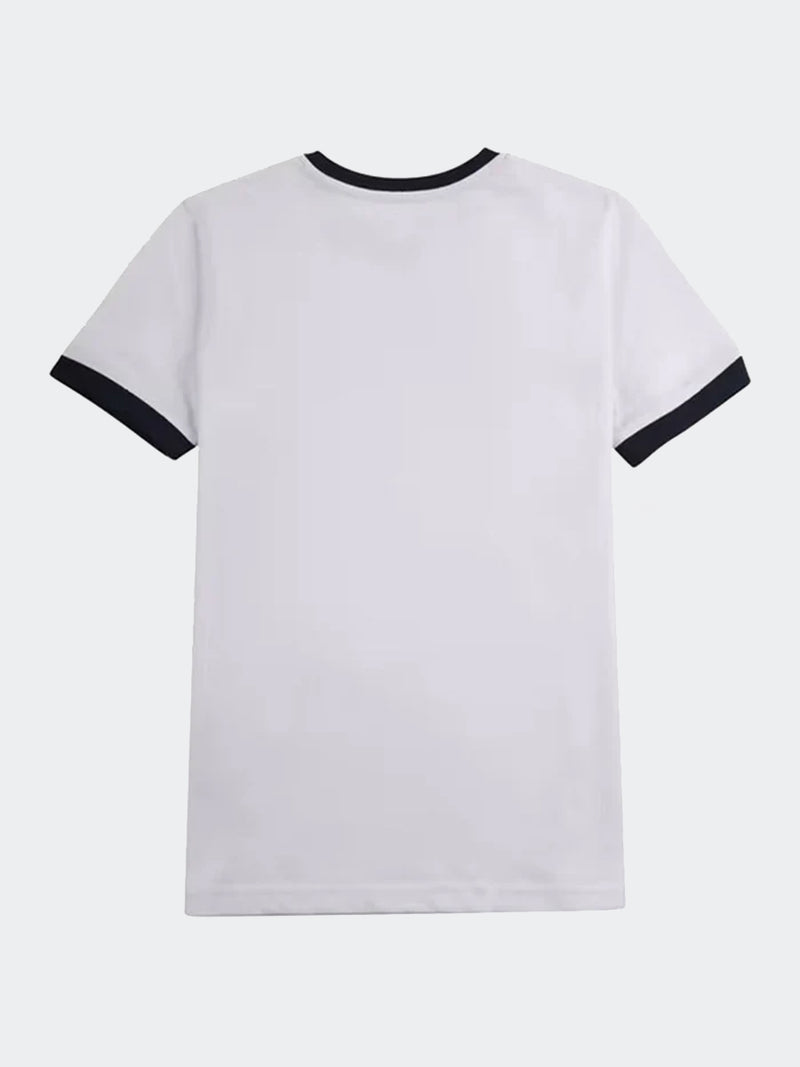 T-shirt  tinta unita con mini Logo ricamato