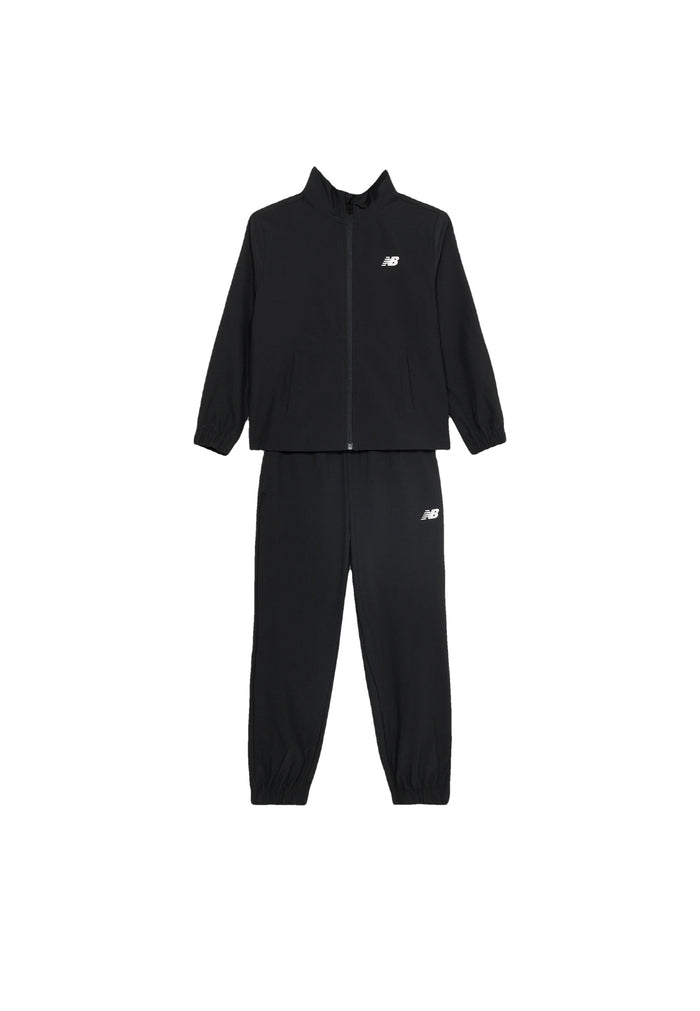New balance Tuta Set Felpa Zip e Jogging Nero