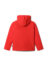 Lightweight full zip jacket with hood and logo flap