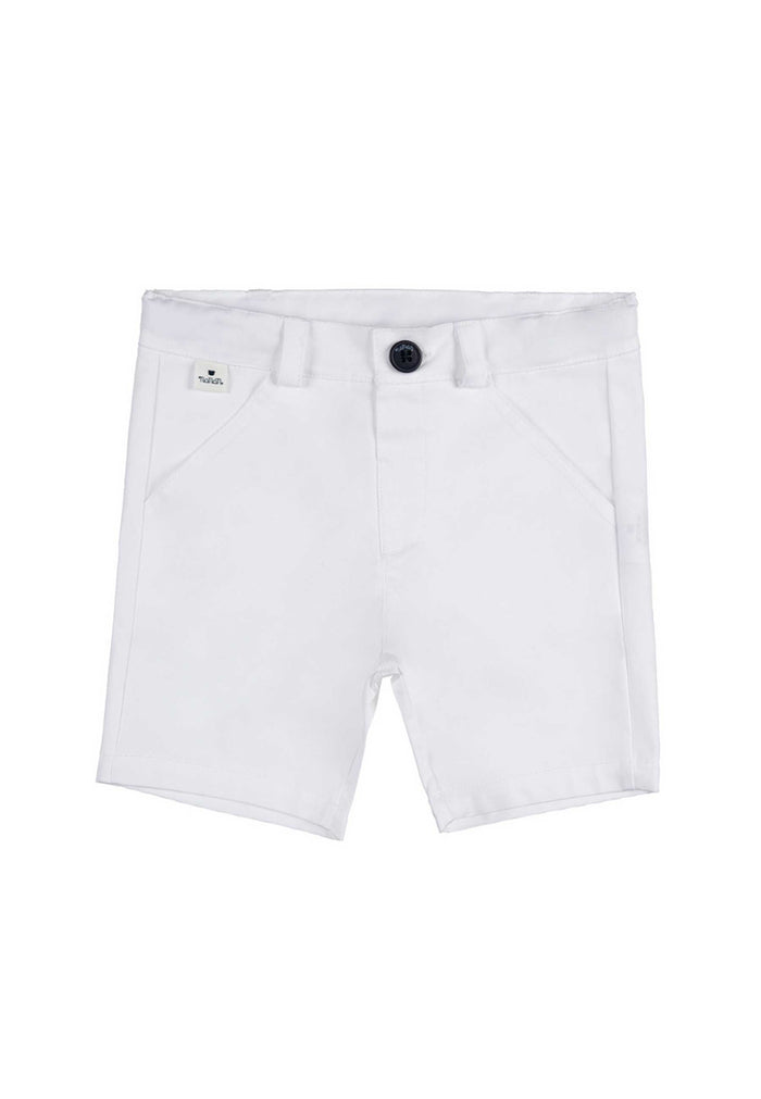 Nanan Bermuda in Gabardina Bianco