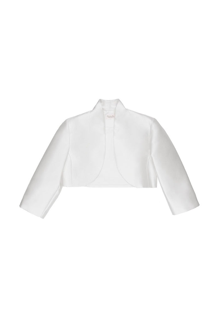 Nanan Coprispalle Bolerino in Satin Off White 4 Anni