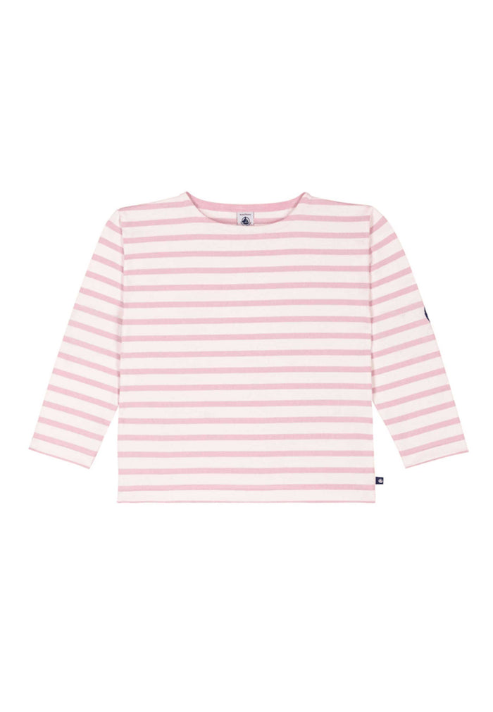 Petit bateau Felpa Marinière in Cotone A Righe Bambino Proveniente da Agricoltura Biologica
