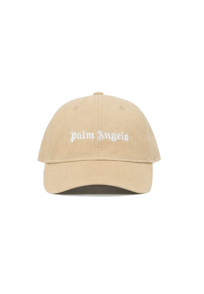 Palm angels Cappello con Visiera Sabbia Ricamato Ragazzo