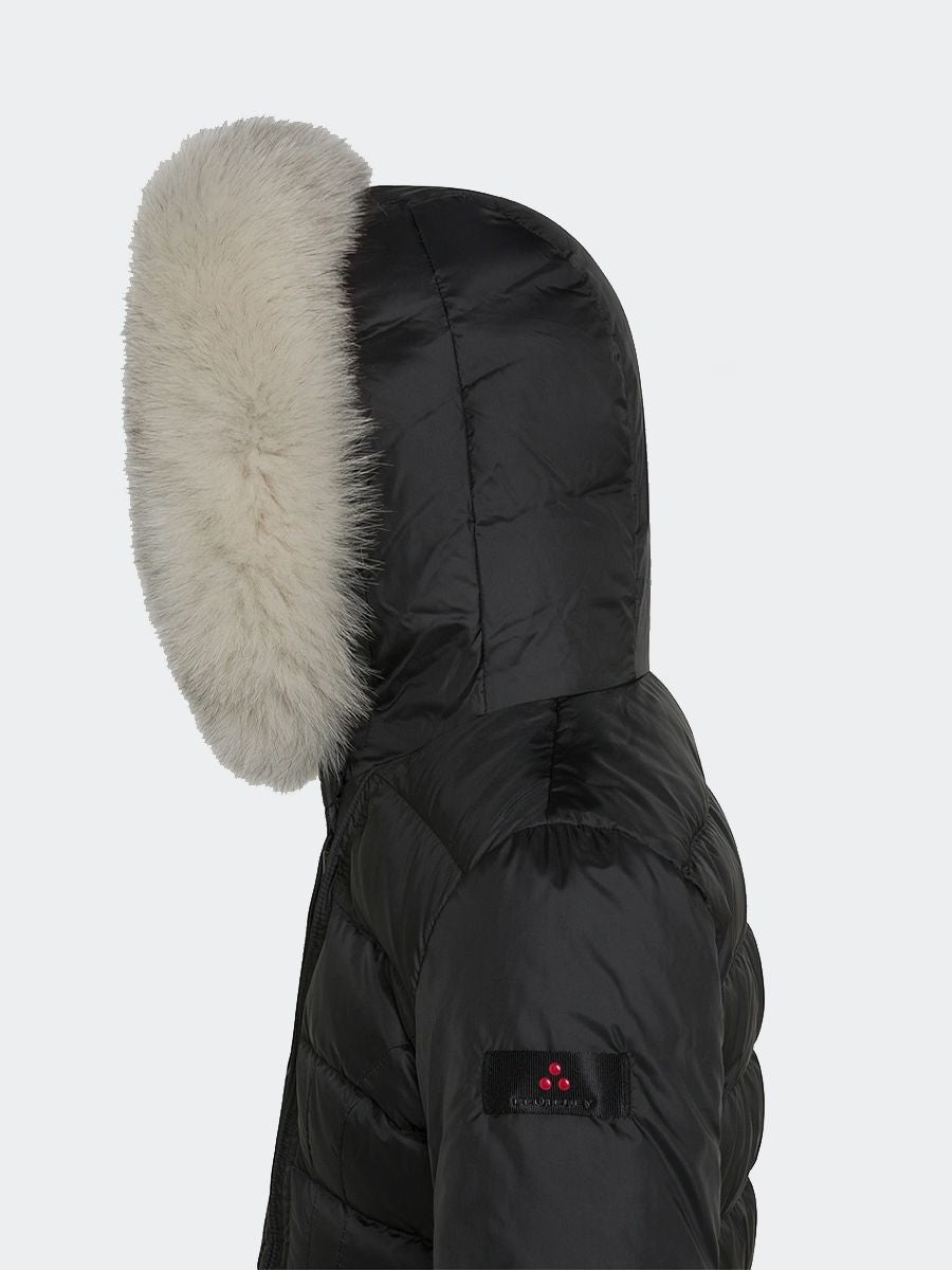 Peuterey Piumino Bimba Con Pelliccia Fur Peuterey Piumini Bambina